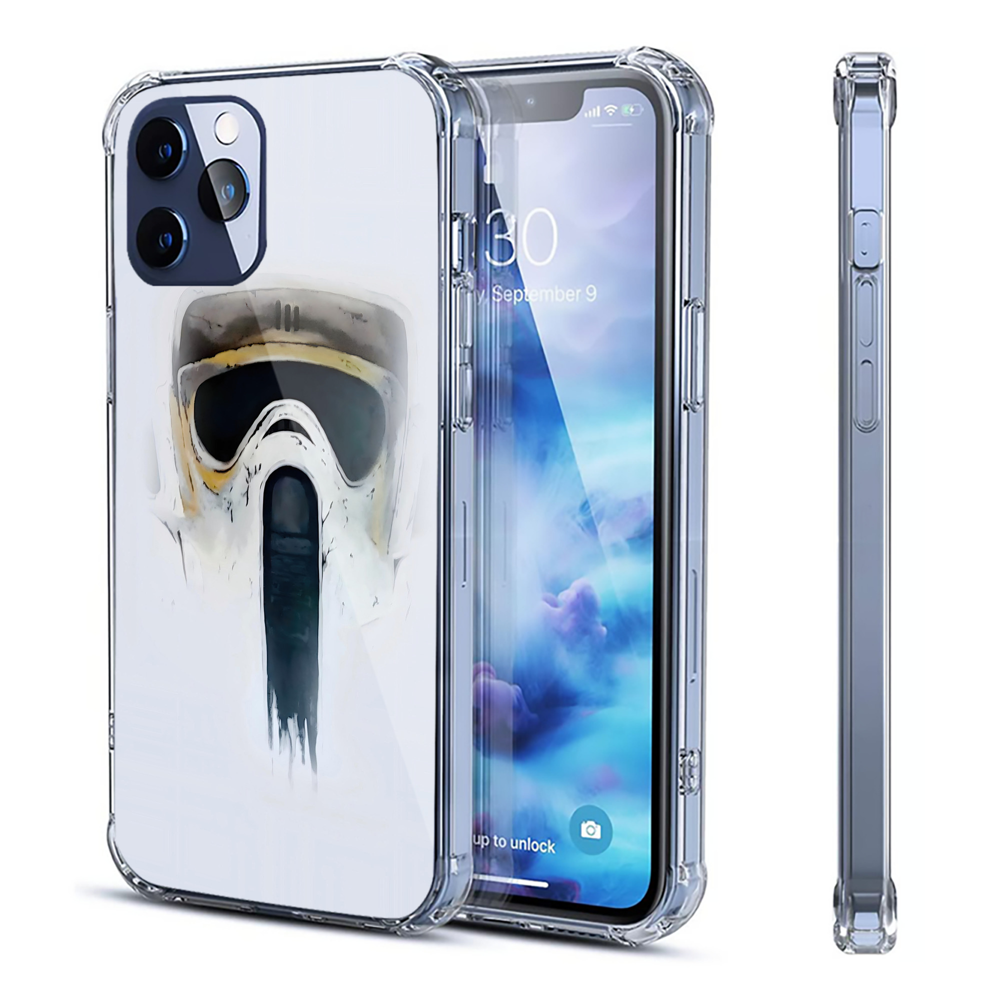 （画像用） スター・ウォーズ Star Wars 【iPhone 12シリーズ対応】透明スマホケース（クリアソフトケース）
